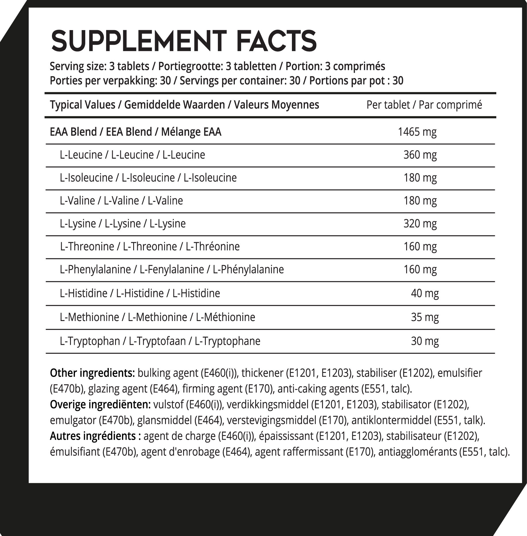 Supspace EAA (90 comprimés)