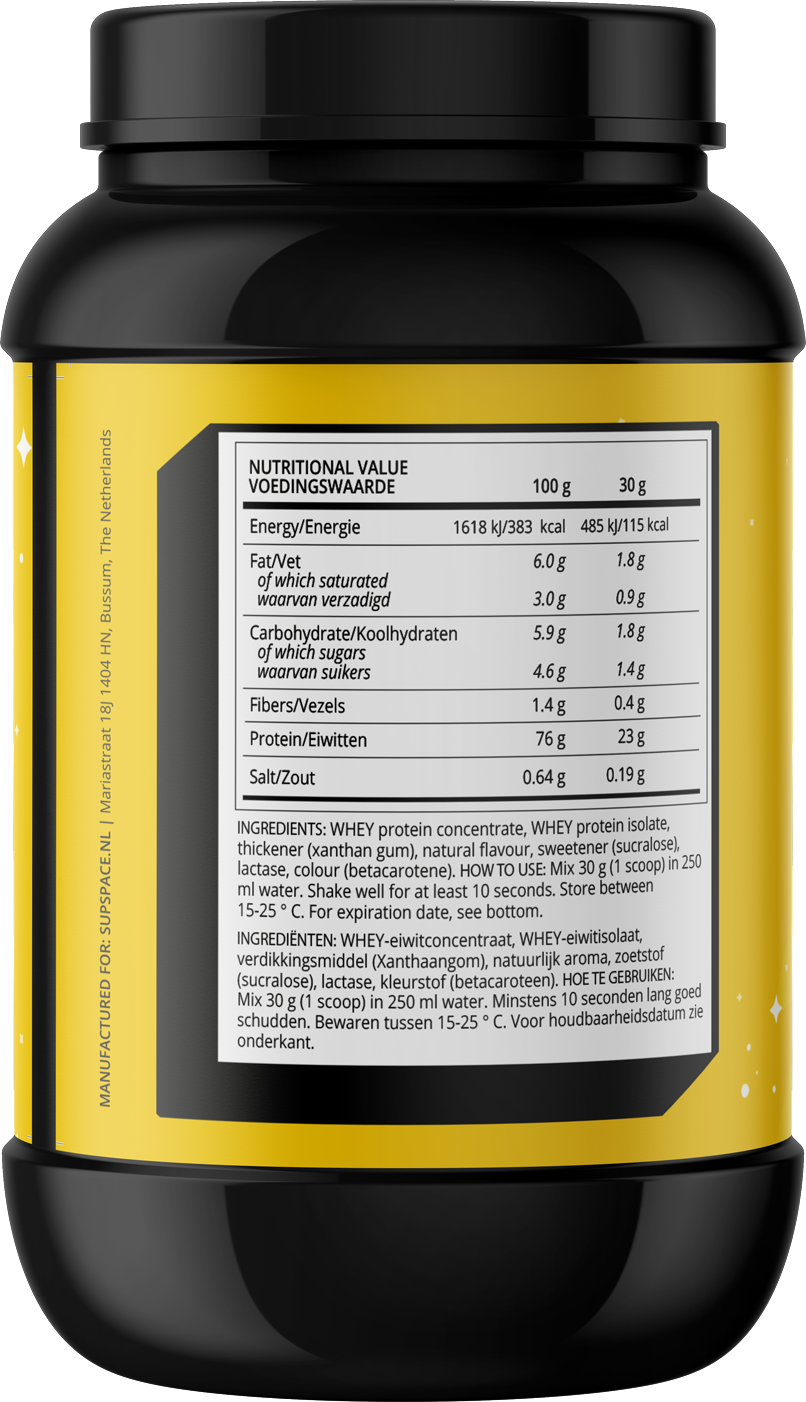 Supspace Milky Whey Protein Banana (1800 g)