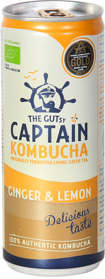 Captain Kombucha Gingembre Citron (12 x 250 ml)
