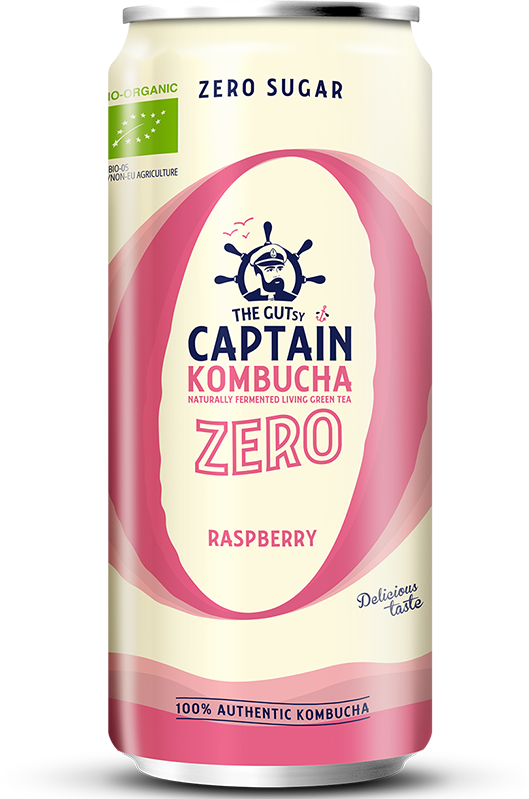 Captain Kombucha Zero Framboise (12 x 250 ml)