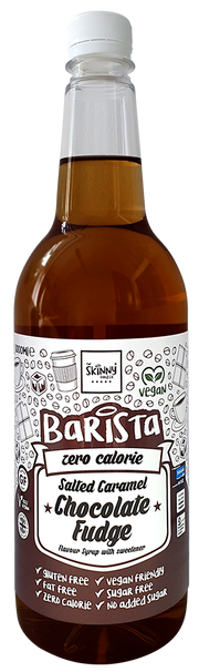 Skinny Barista Coffee Syrup Caramel salé Chocolate Fudge (1000 ml)