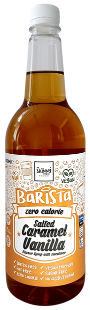 Skinny Barista Coffee Syrup Caramel salé Vanille (1000 ml)
