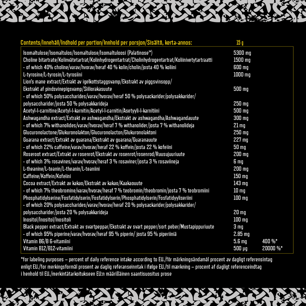 Viking Power Mimir Nootropic Mangue (375 g)