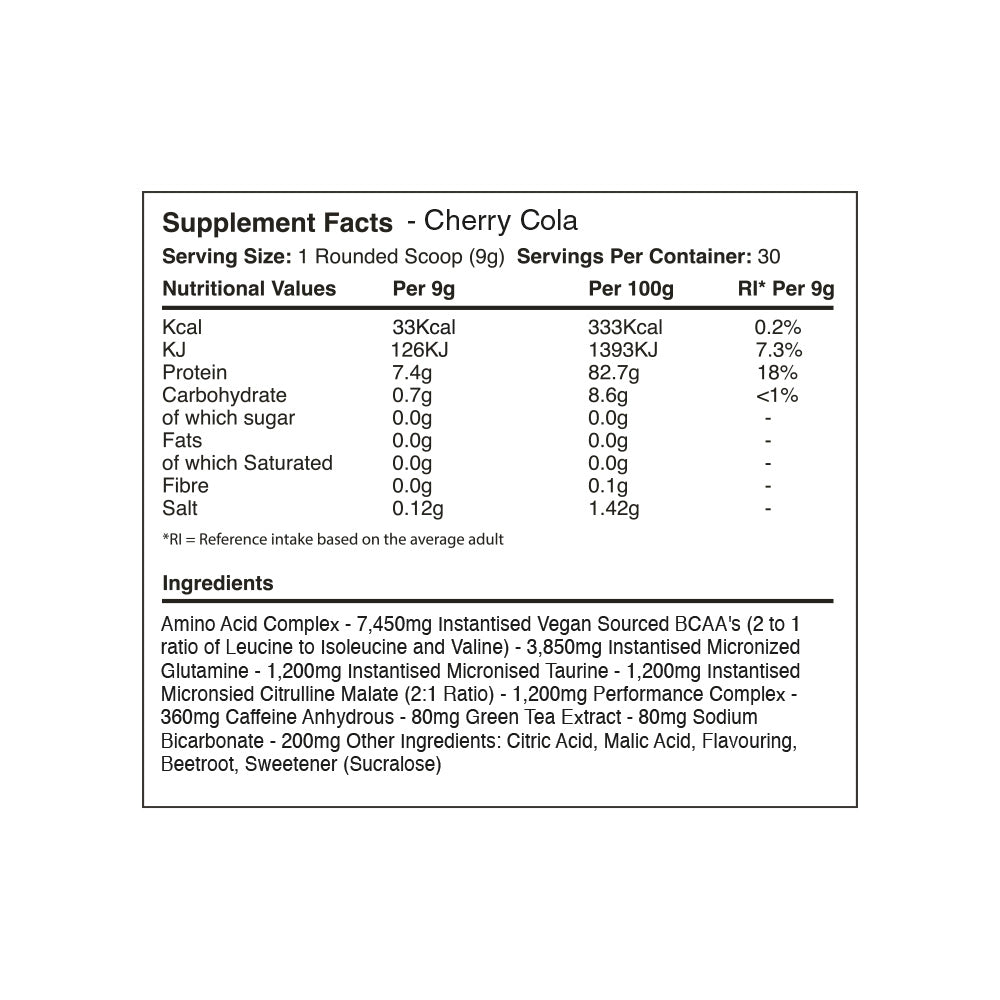 Warrior Amino Blast BCAA