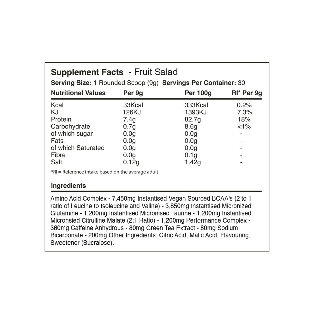 Warrior Amino Blast BCAA