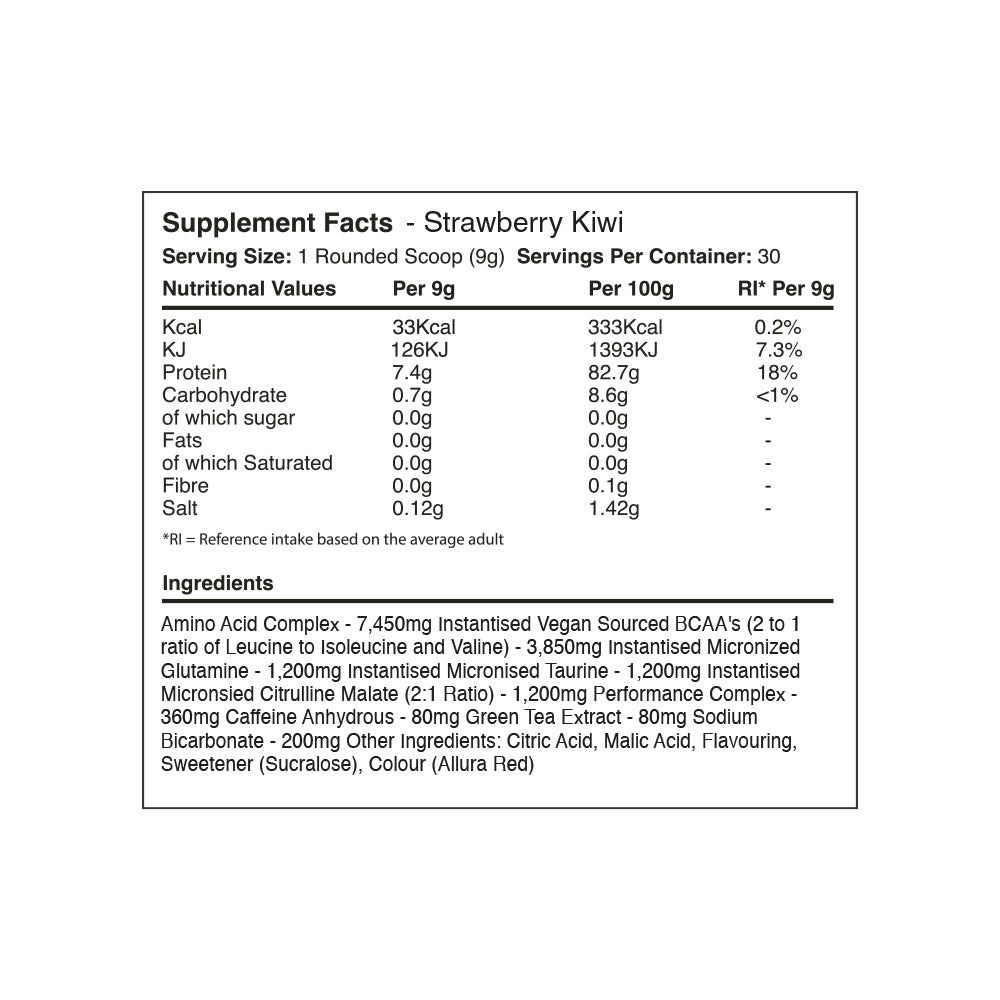 Warrior Amino Blast BCAA