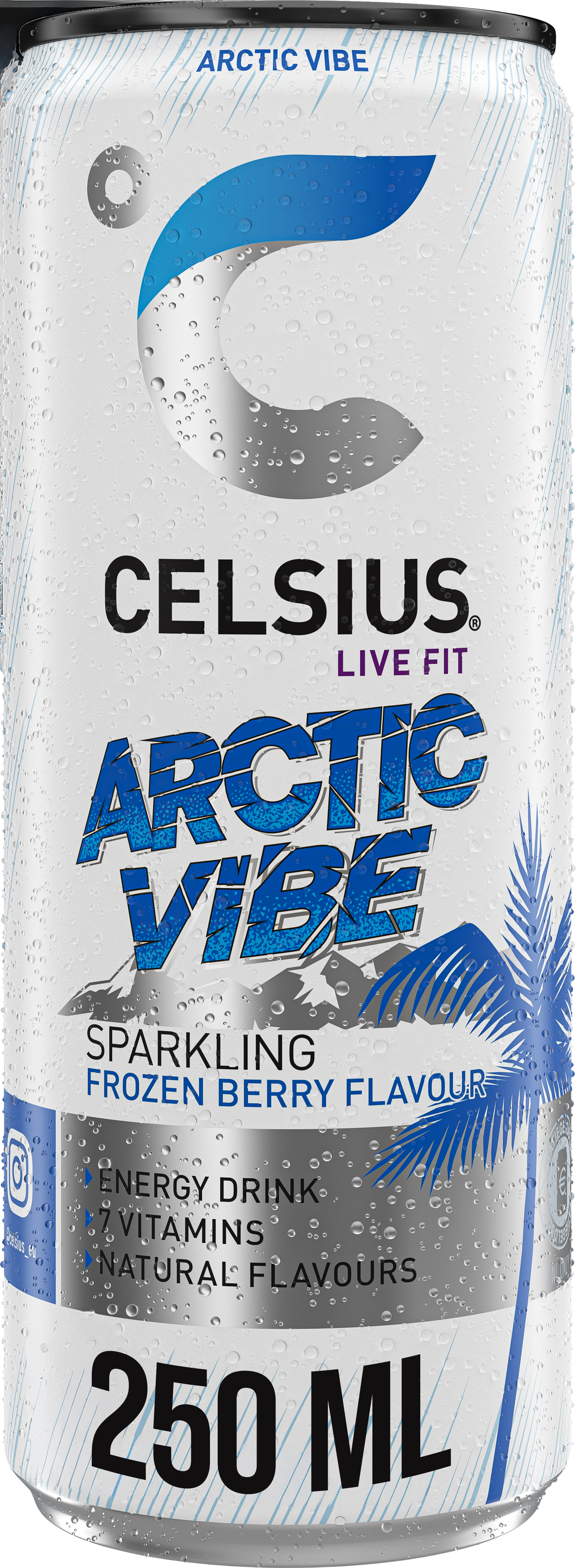 Celsius Sparkling Energy Drink Arctic Vibe (12 x 250 ml)