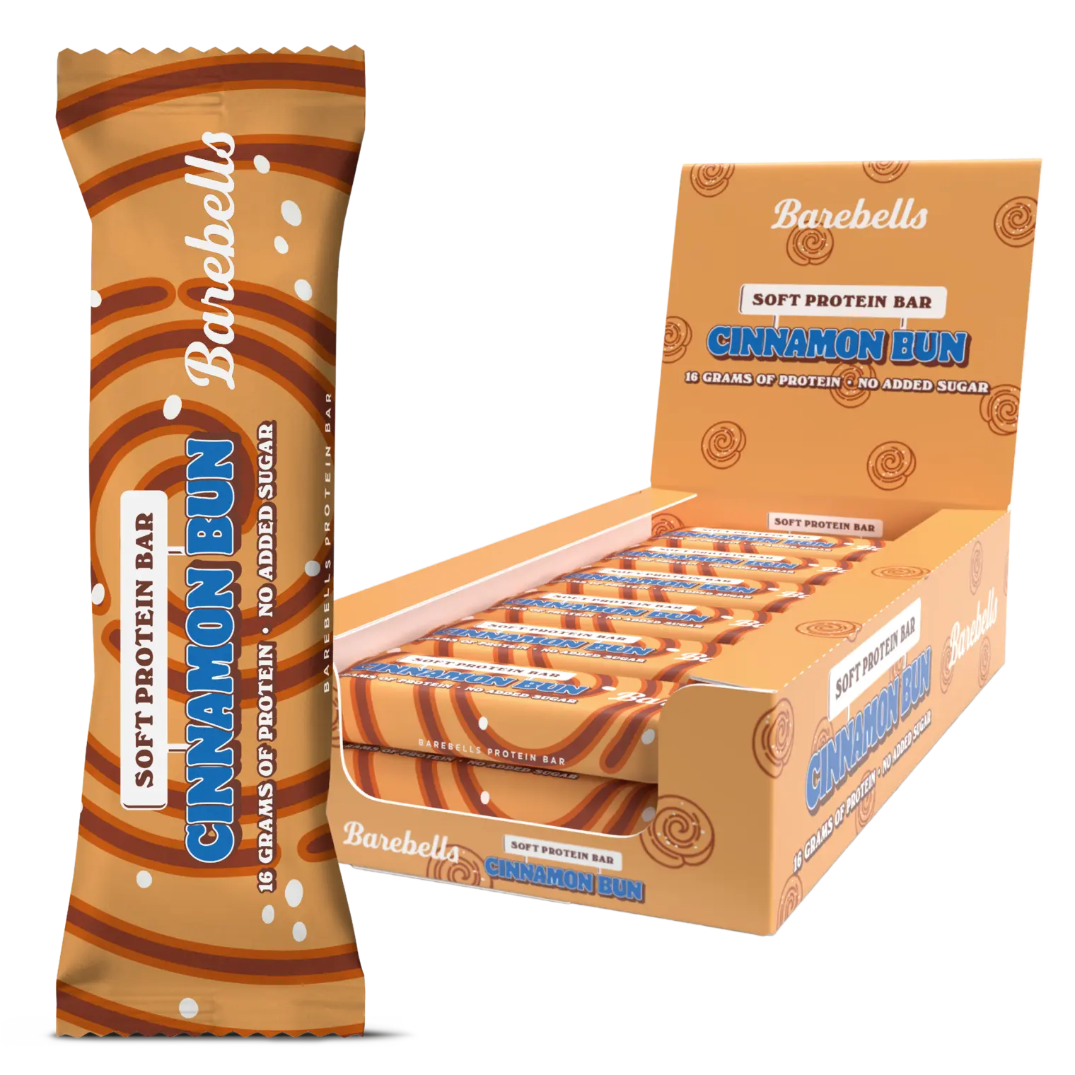 Barebells Soft Protein Bar Cinnamon Bun (12 x 55 g)