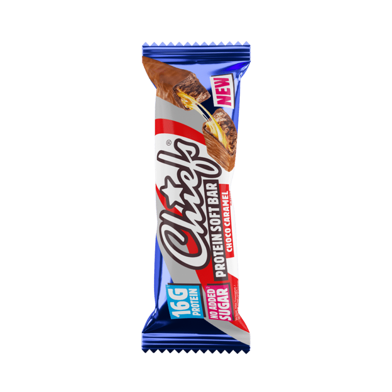Chiefs Protein Soft Bar Chocolat Caramel – barre (ancien emballage)