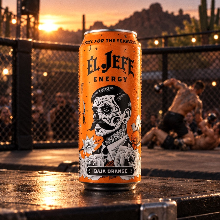 El Jefe Energy Baja Orange 12 x 473 ml