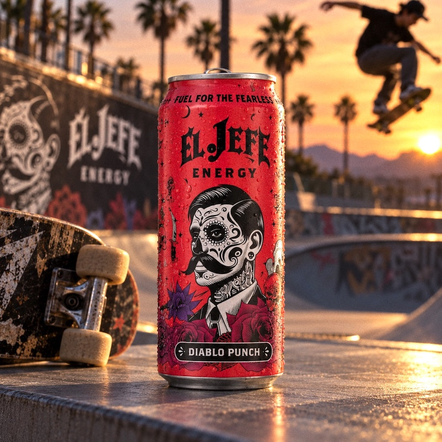 El Jefe Energy Diablo Punch 12 x 473 ml