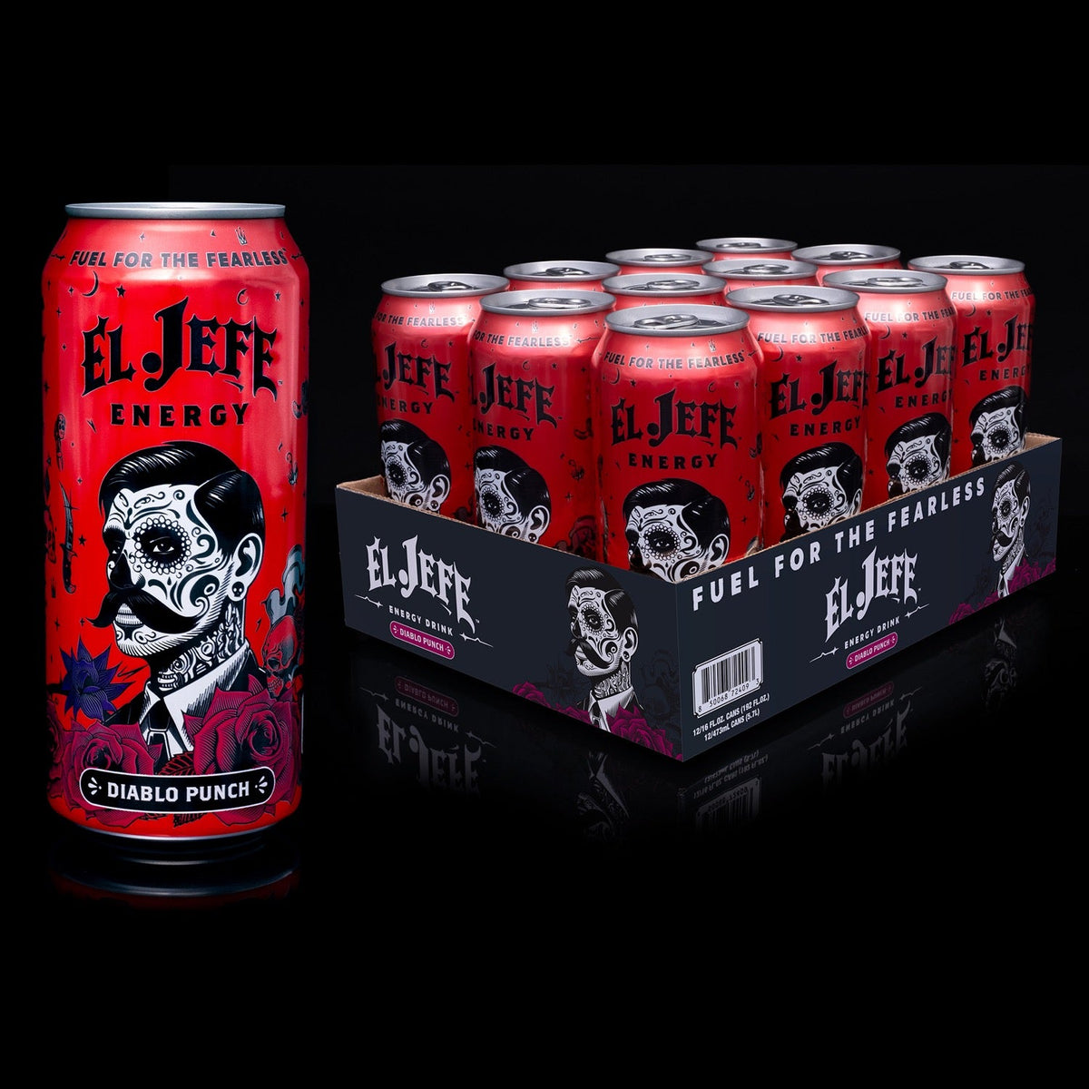 El Jefe Energy Diablo Punch 12 x 473 ml