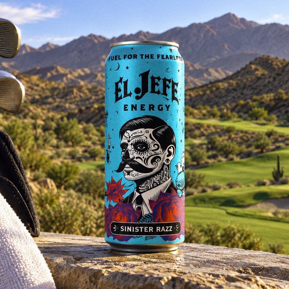 El Jefe Energy Sinister Razz 12 x 473 ml