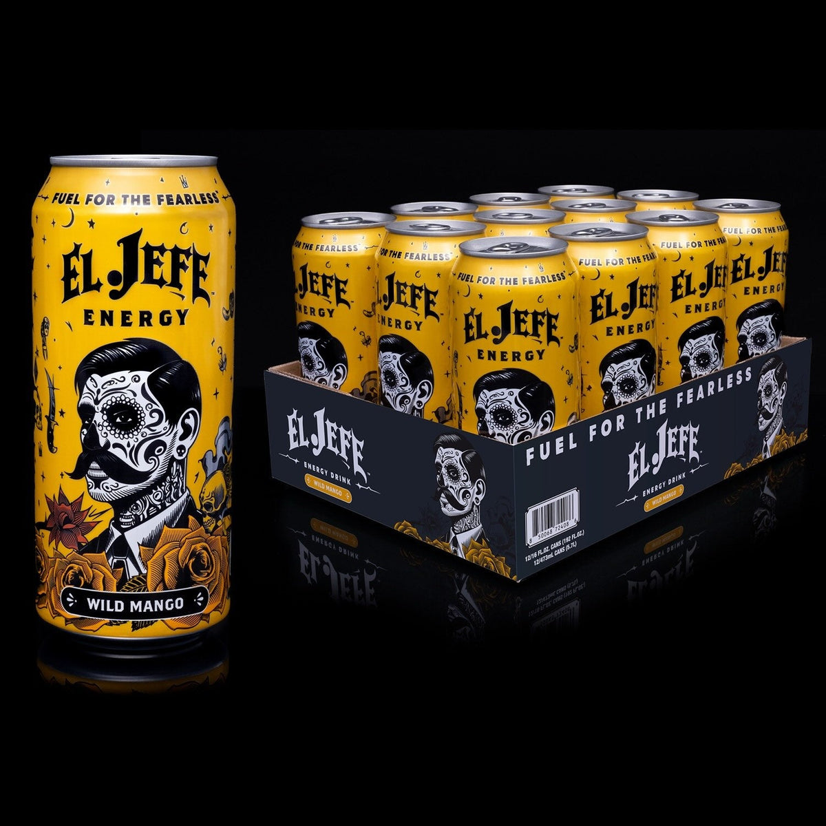 El Jefe Energy Wild Mango 12 x 473 ml