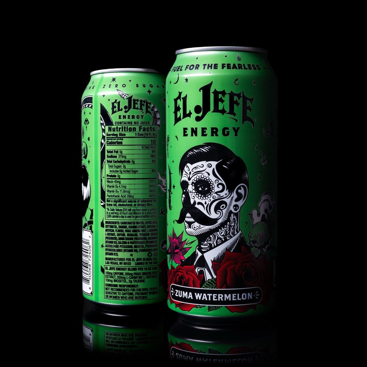 El Jefe Energy Zuma Watermelon 12 x 473 ml