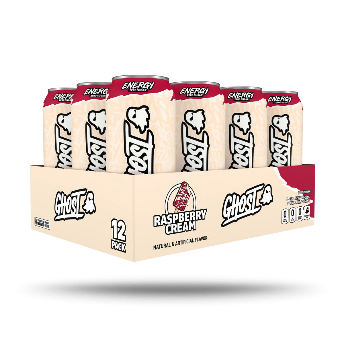 Ghost Energy Raspberry Cream 12-pack