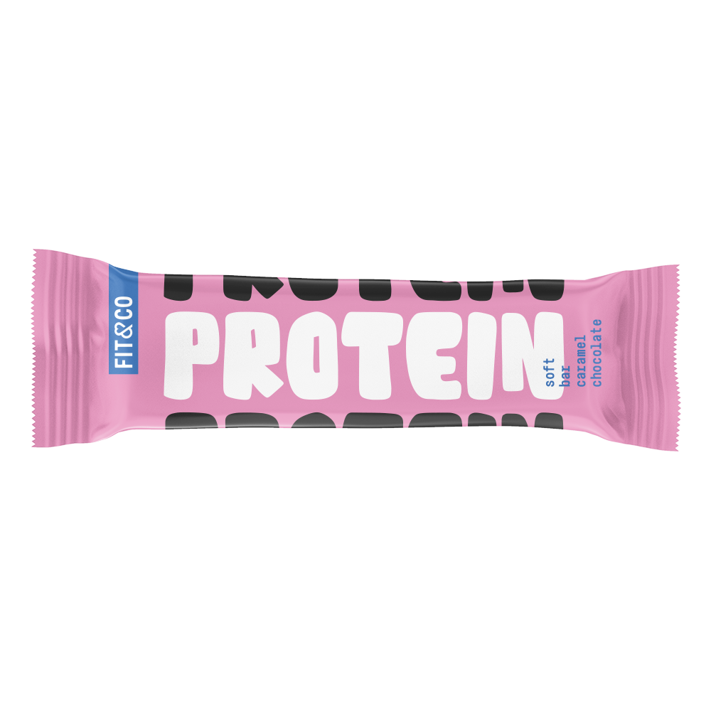 Fit & Co Protein Soft Bar Caramel Chocolate (10 x 55 g)