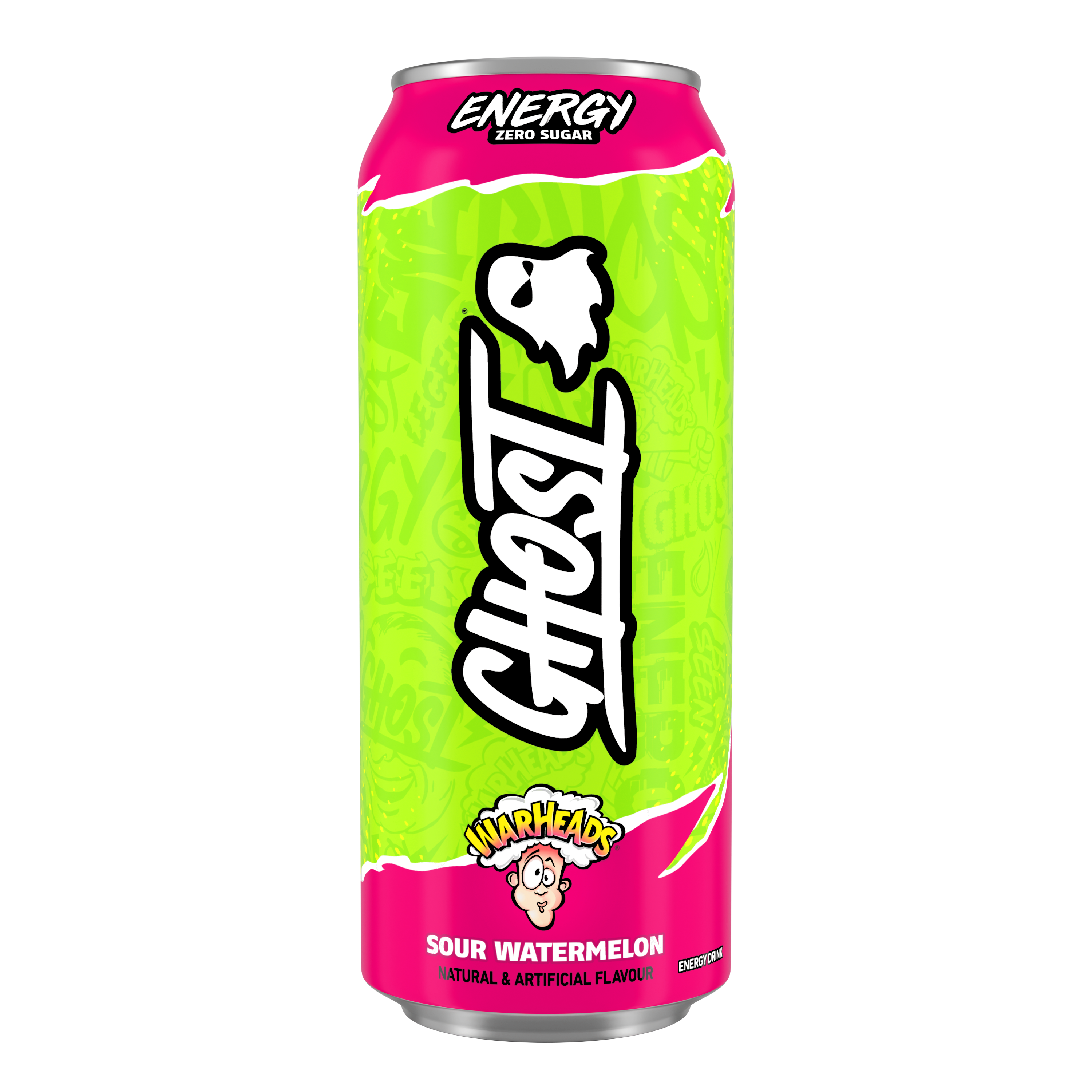 Ghost Energy Warheads Watermelon (12 x 500 ml)