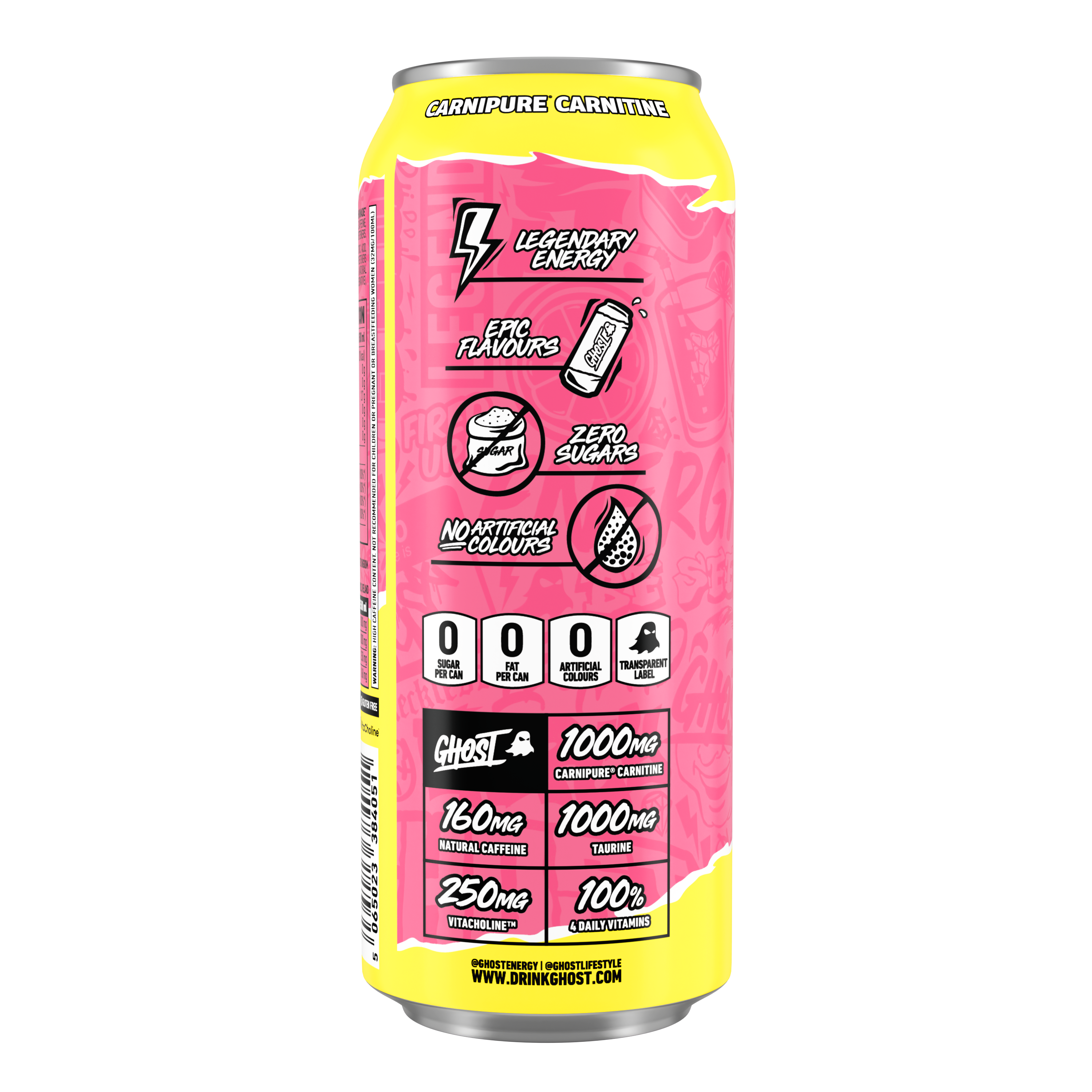 Ghost Energy Pink Lemonade (12 x 500 ml)
