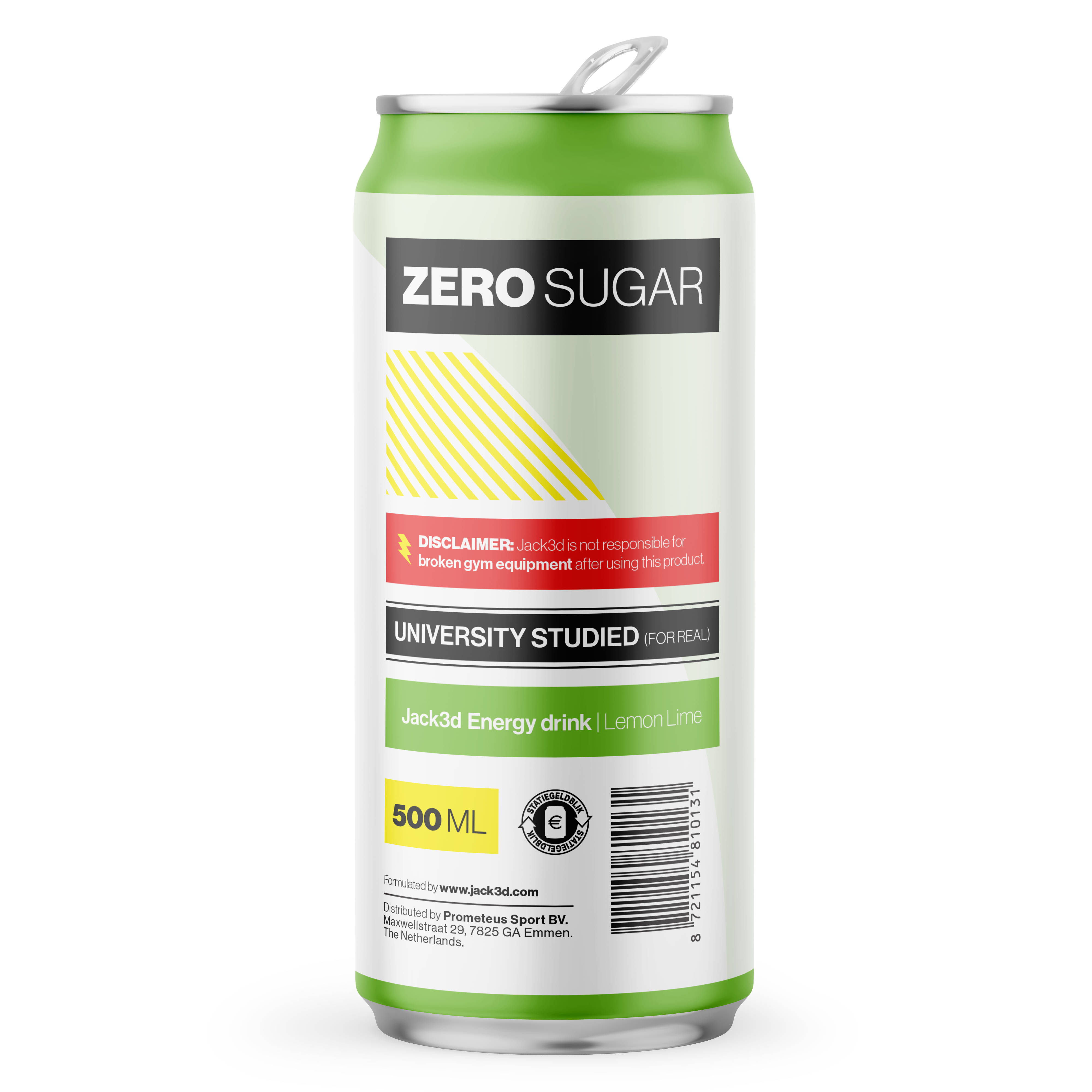 Jack3d Energy Citron Citron Vert (12 x 500 ml)