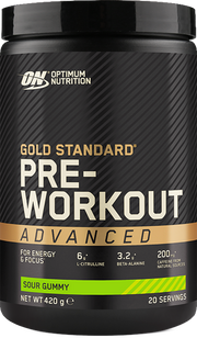 Optimum Nutrition Gold Standard Pre-workout Advanced Sour Gummy (420 g)