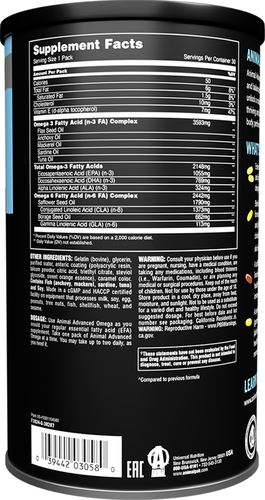 Animal Omega (30 sachets)