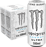 Monster Energy Ultra White (4 x 500 ml)
