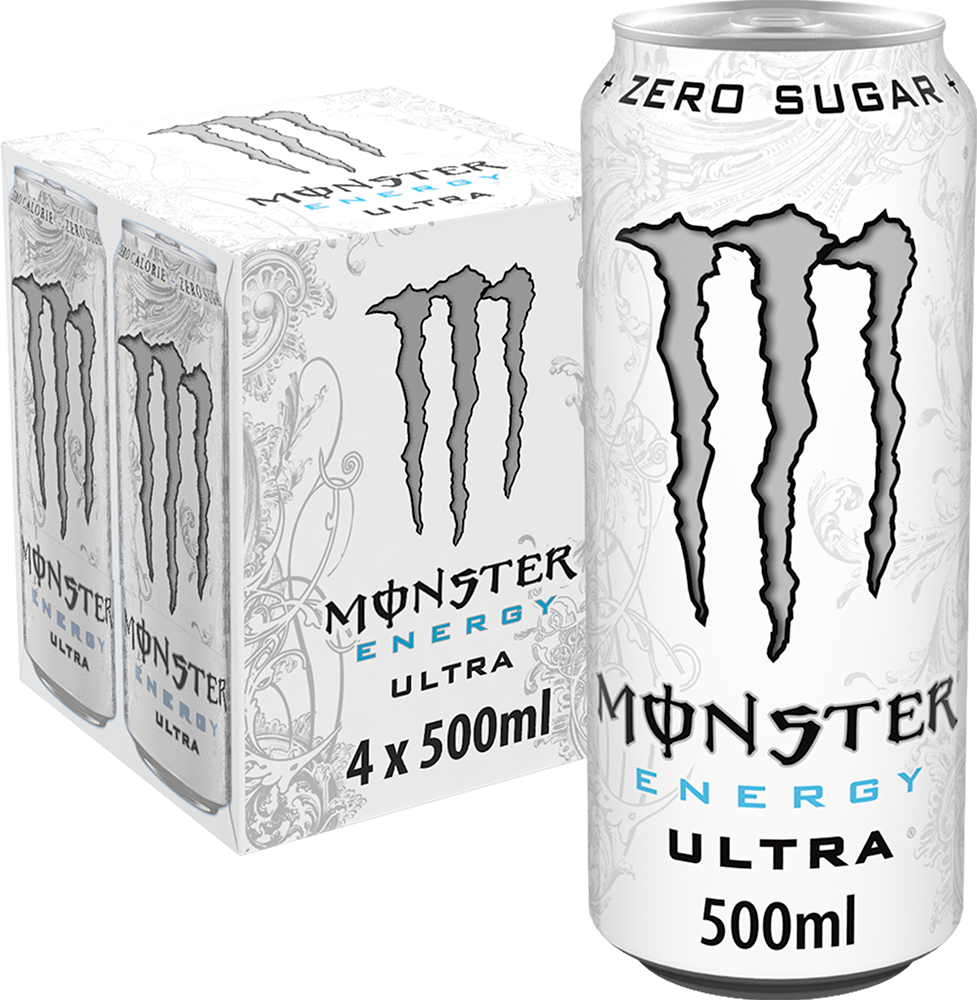 Monster Energy Ultra White (4 x 500 ml)