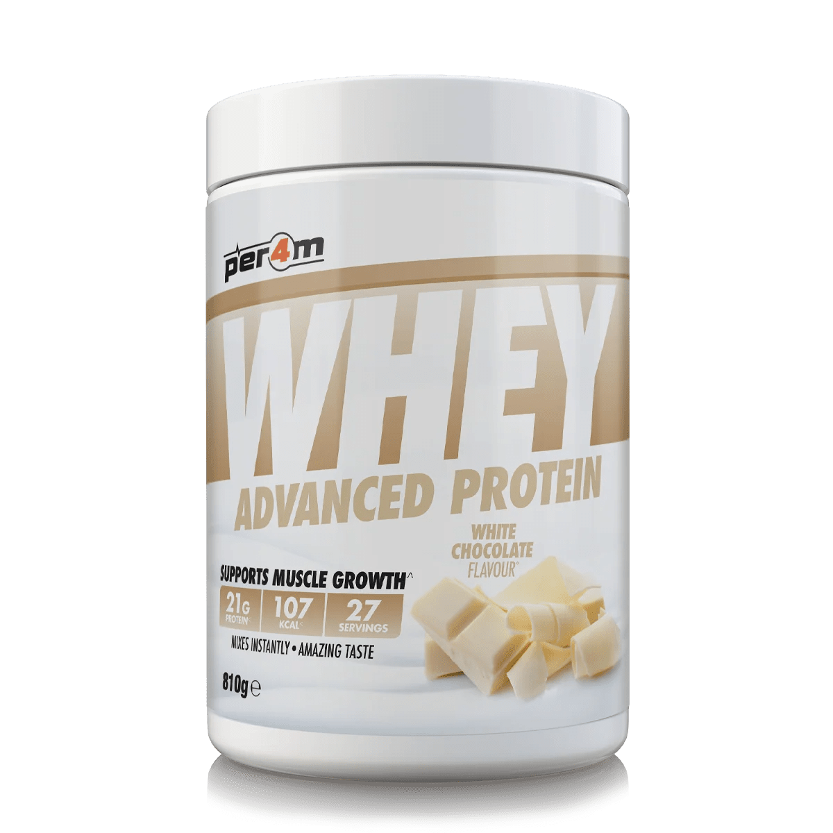 PER4M Whey Protein Chocolat blanc (810 g)
