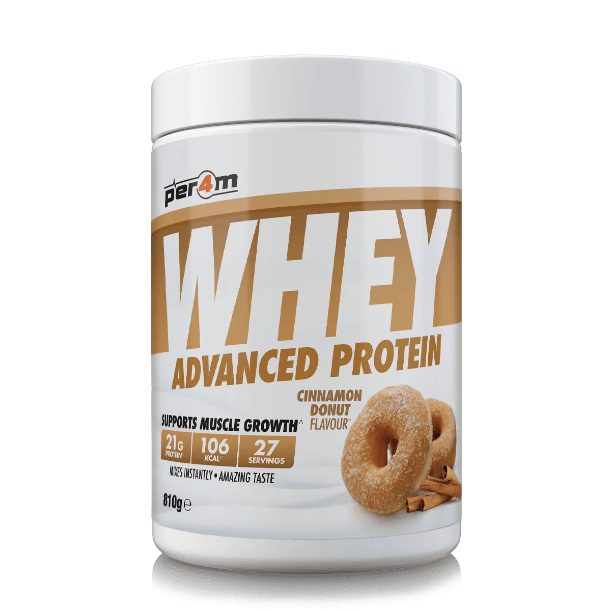 PER4M Whey Protein Donut à la cannelle (810 g)