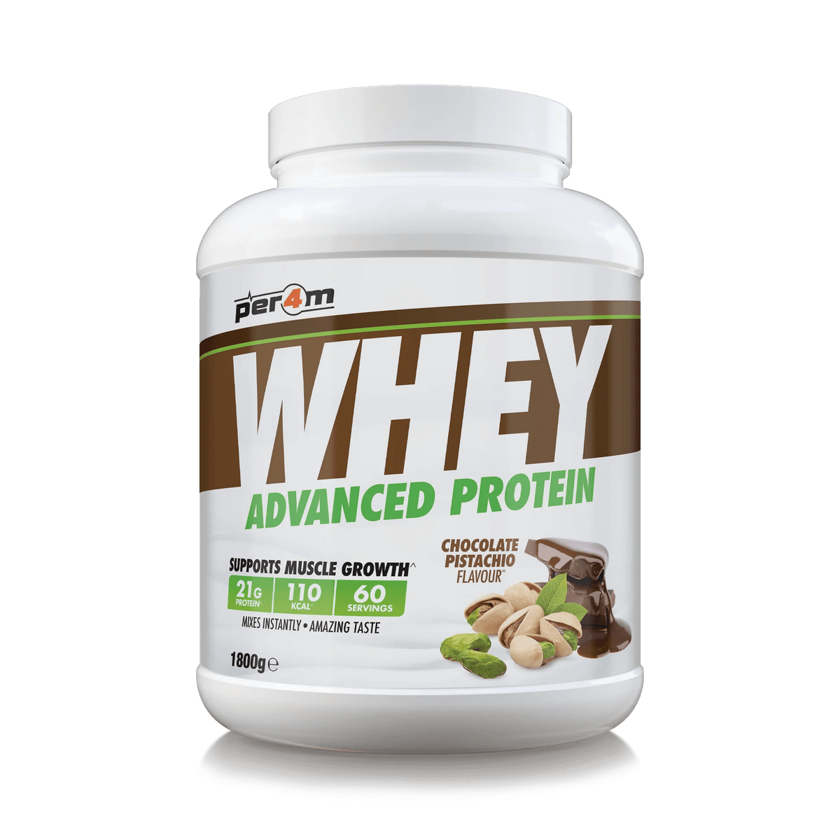 PER4M Whey Protein Chocolat Pistache (1800 g)
