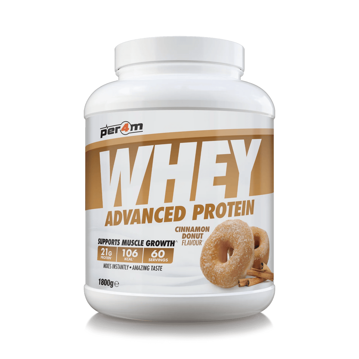 PER4M Whey Protein Donut à la cannelle (1800 g)