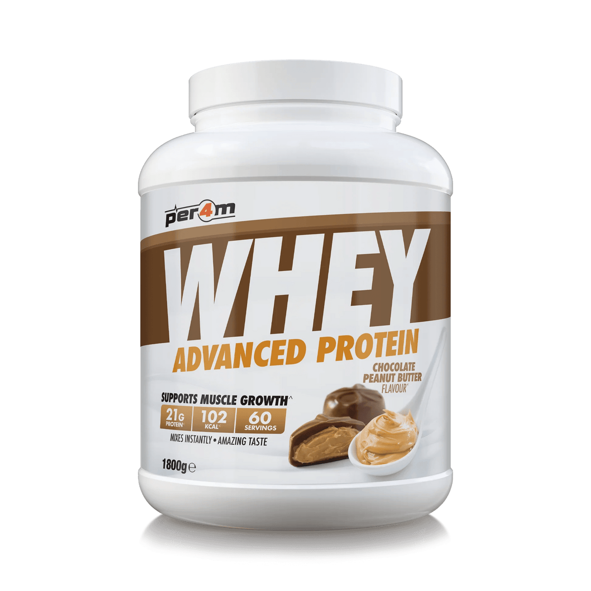 PER4M Whey Protein Chocolat Beurre de cacahuètes (1800 g)