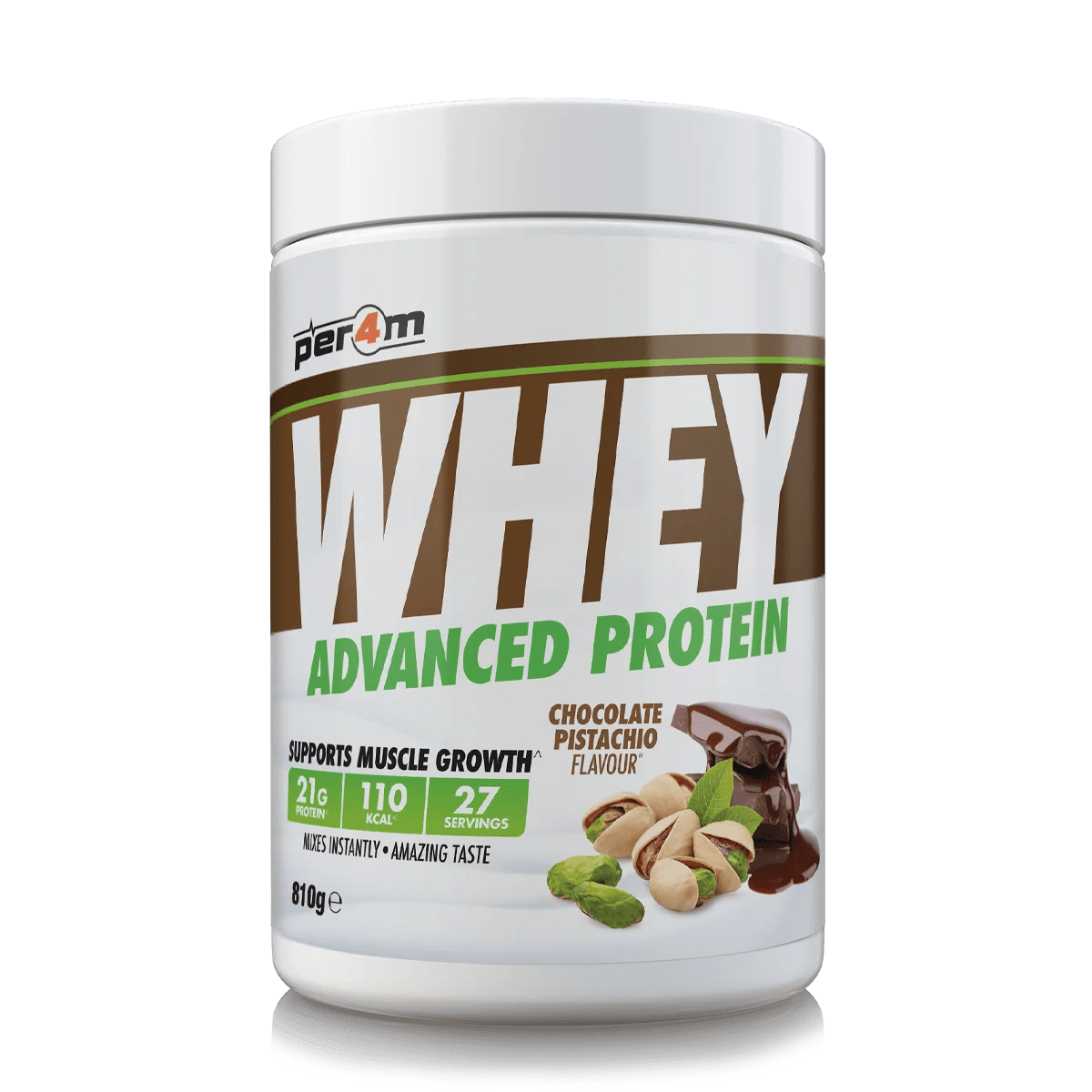 PER4M Whey Protein Chocolat Pistache (810 g)