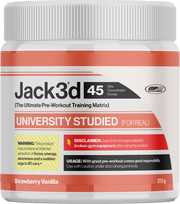 Jack3d Advanced Pre-workout Fraise Vanille (315 g)