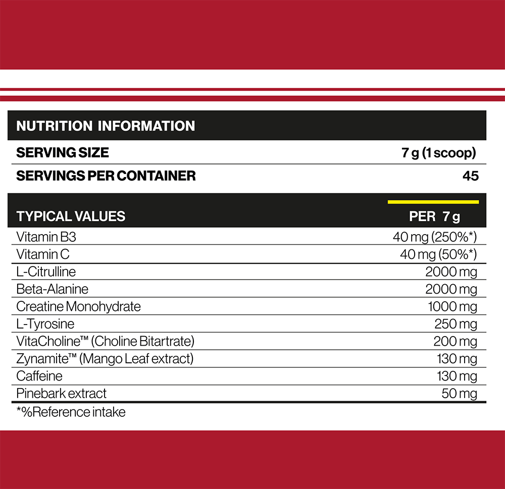 Jack3d Advanced Pre-workout Pastèque (315 g)