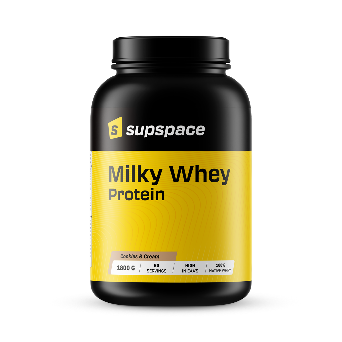 Supspace Milky Whey Protein Cookies & Cream (1800 g)