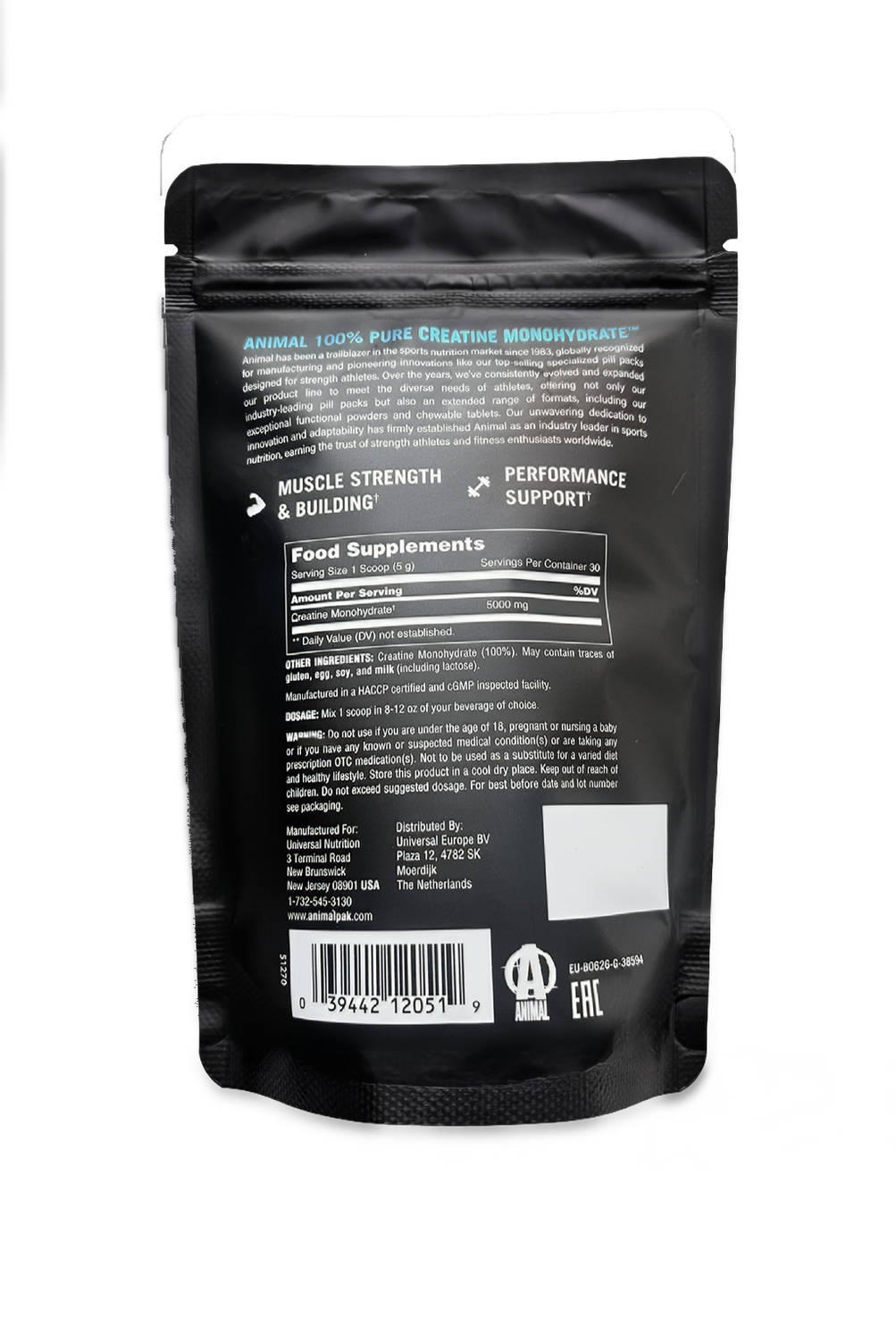 Animal Creatine Powder (150 g)