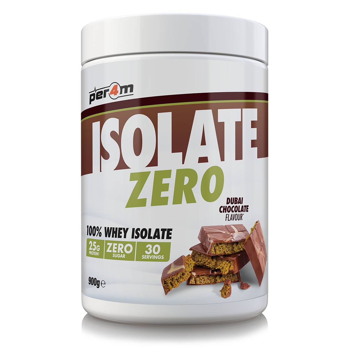 Per4m Isolate Zero – 900 g - Dubai Chocolate
