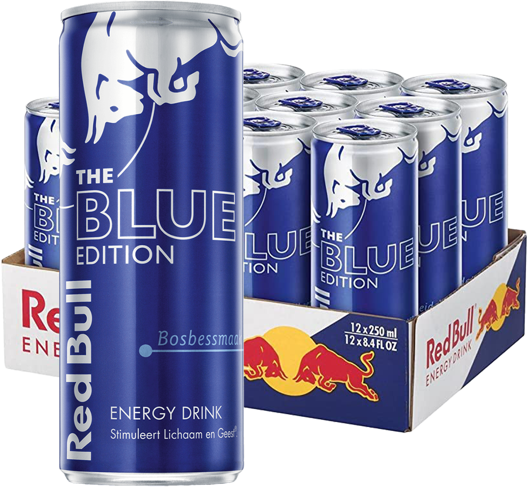 Red Bull Blue Edition Myrtille (12 x 250 ml)