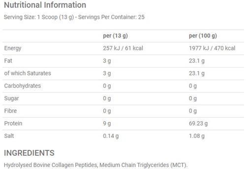 Applied Nutrition Keto Collagen Peptides (325 g)-2