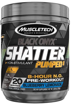 SX-7 Black Onyx Shatter Pumped Limonade à la myrtille (166 g)