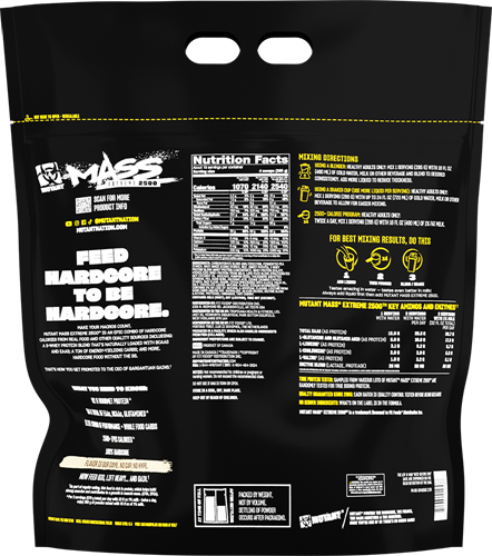 Mutant Mass Extreme 2500 Cookies & Cream (5450 g)-2