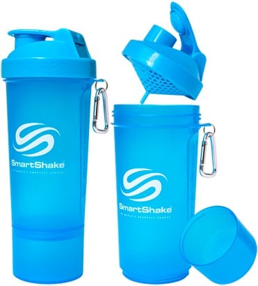 SmartShake SLIM Neon Blue (solid) (500 ml)