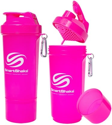SmartShake SLIM Neon Pink (solid) (500 ml)
