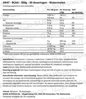 AK47 BCAA (300  gr) watermelon (300  gr)