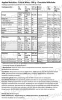 Critical Whey Chocolate Milkshake (900 gr)