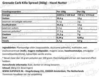 Carb Killa Spread Hazel Nutter (360 gr)