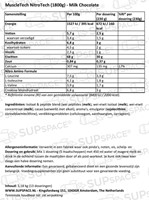 Performance Series Nitro Tech Chocolate (1800 gr)