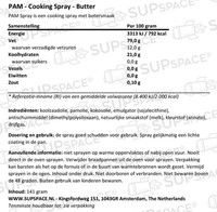 PAM Cooking Spray Butter (141 ml) Butter (141  ml)